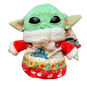 Disney Star Wars The Mandalorian 8" Stuffed GROGU Baby Yoda Holiday Plush